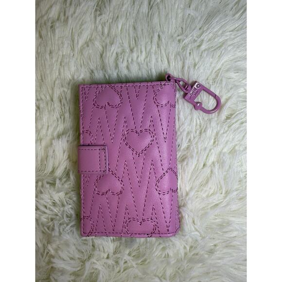 Betsey Johnson Small Card Holder PINK - Picture 5 of 9